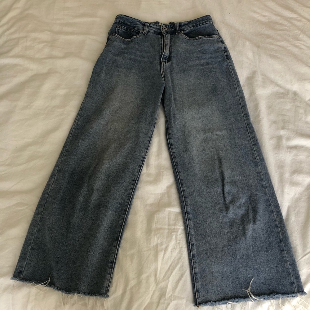 Cotton On Crop Wide Leg Jeans